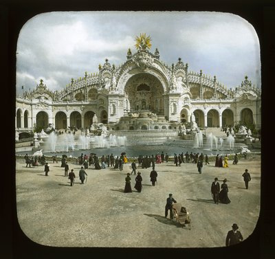 Pariser Weltausstellung: Palast der Elektrizität, 1900 von French Photographer